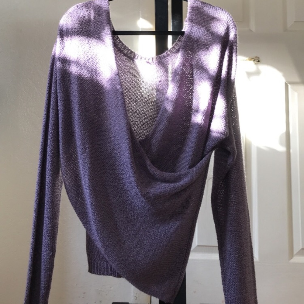 Cross Wrap Front Sweater